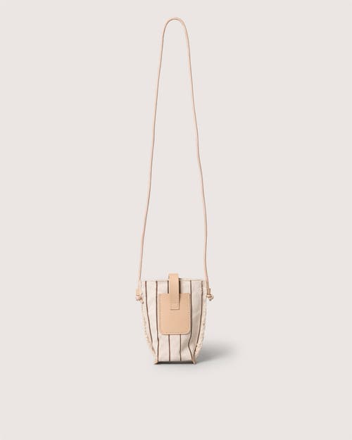 Graf & Lantz Graf Lantz Hana Canvas Phone Crossbody In White