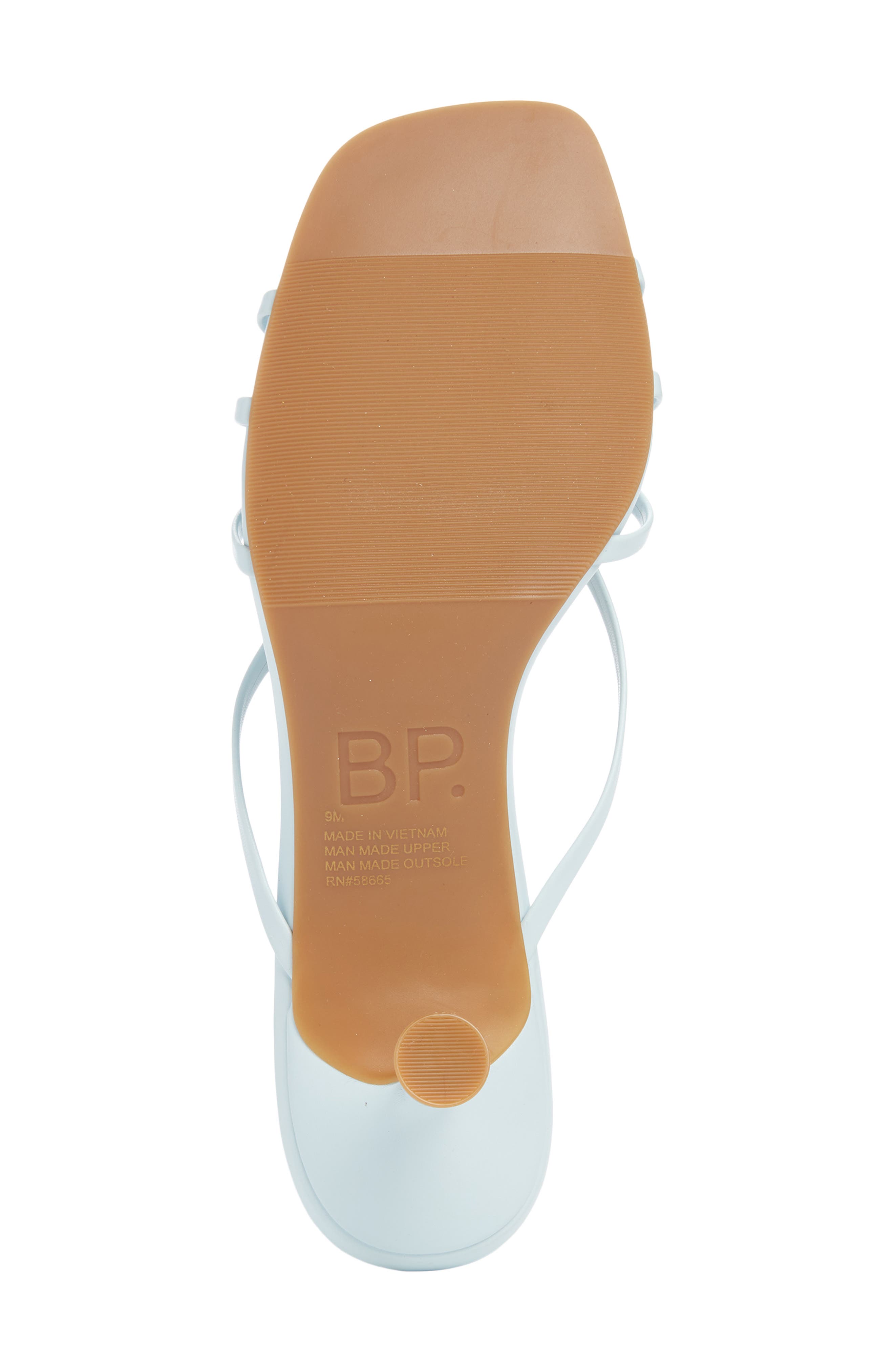 BP. Bliss Kitten Heel Slide Sandal, Alternate, color, Blue Ice