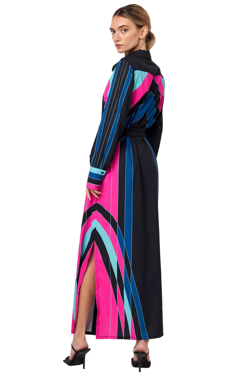 CIEBON Jynai Long Sleeve Shirtdress, Alternate, color,