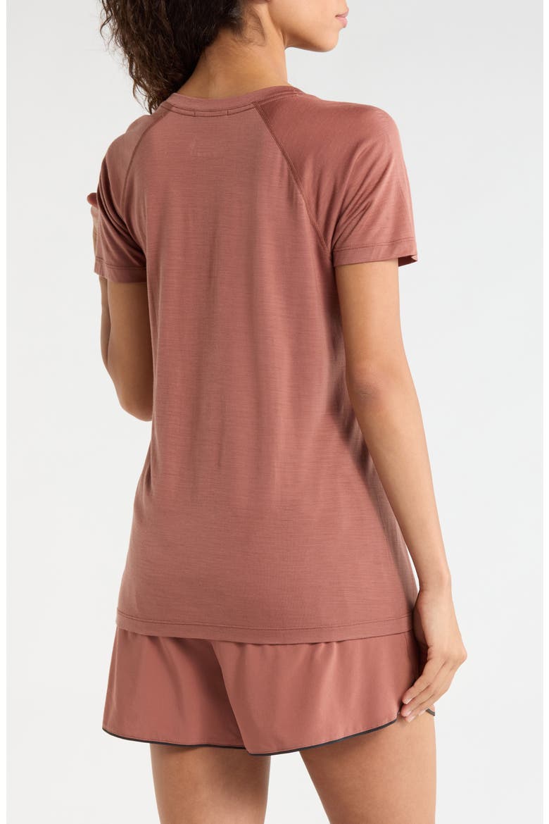 Active Ultralite Crewneck T-Shirt, Alternate, color, MOCHA