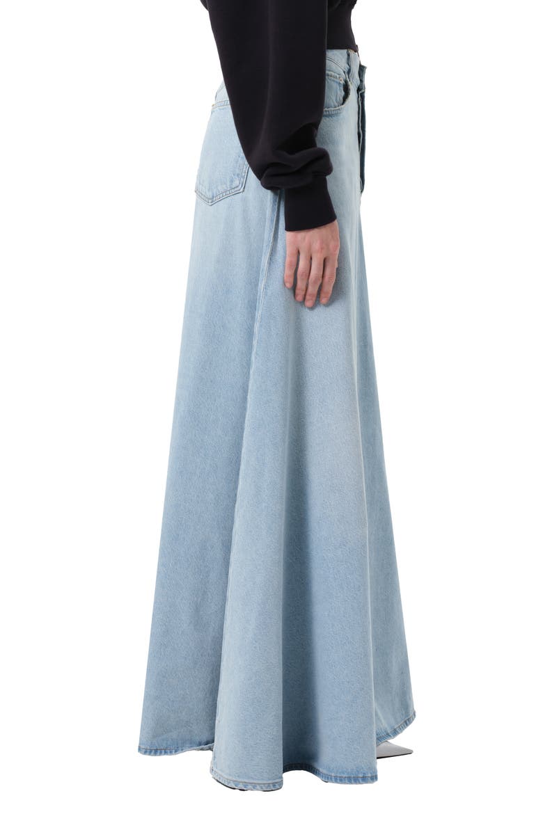 Odin Denim A-Line Maxi Skirt, Alternate, color, LOST