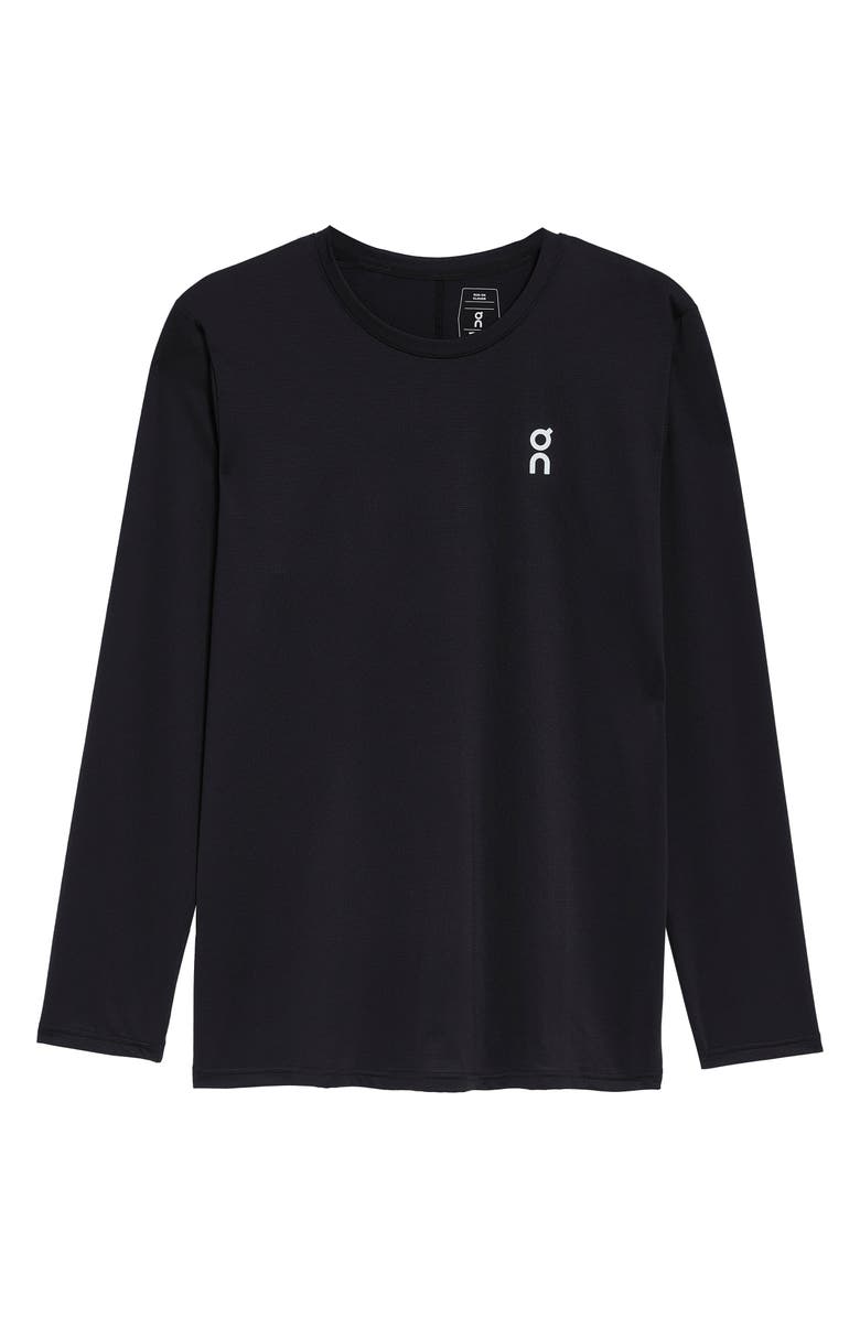 On Core Long Sleeve T-Shirt, Alternate, color, Black