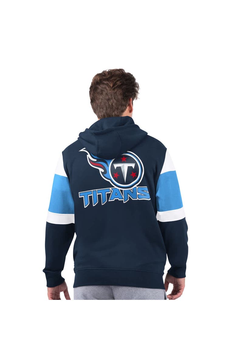 STARTER Men's Starter Navy Tennessee Titans Extreme Full-Zip Hoodie, Alternate, color, Navy