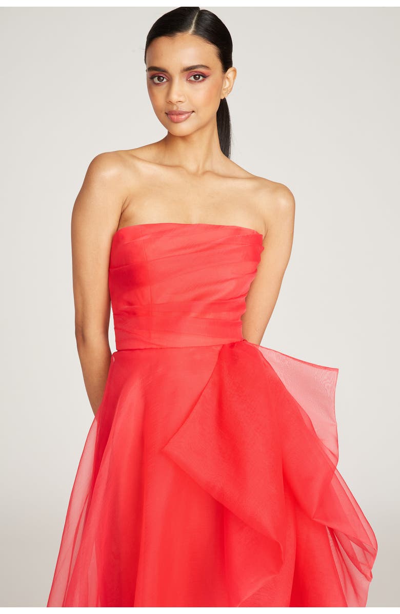 Theia Teresa Strapless Draped Gown, Alternate, color, #N/A
