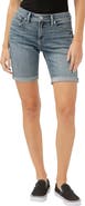 Silver Jeans Co. Elyse Curvy Denim Bermuda Shorts