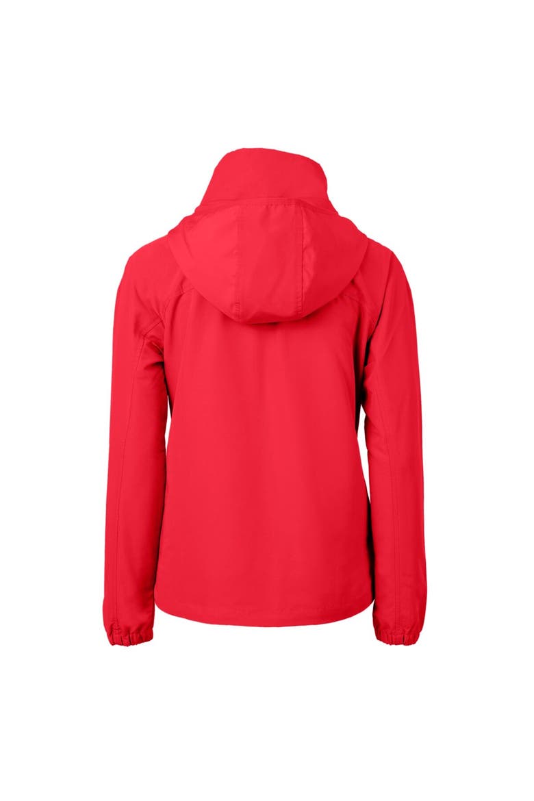 Women's Cutter & Buck Red New York Giants Charter Eco Recycled Full-Zip Jacket, Alternate, color, Red