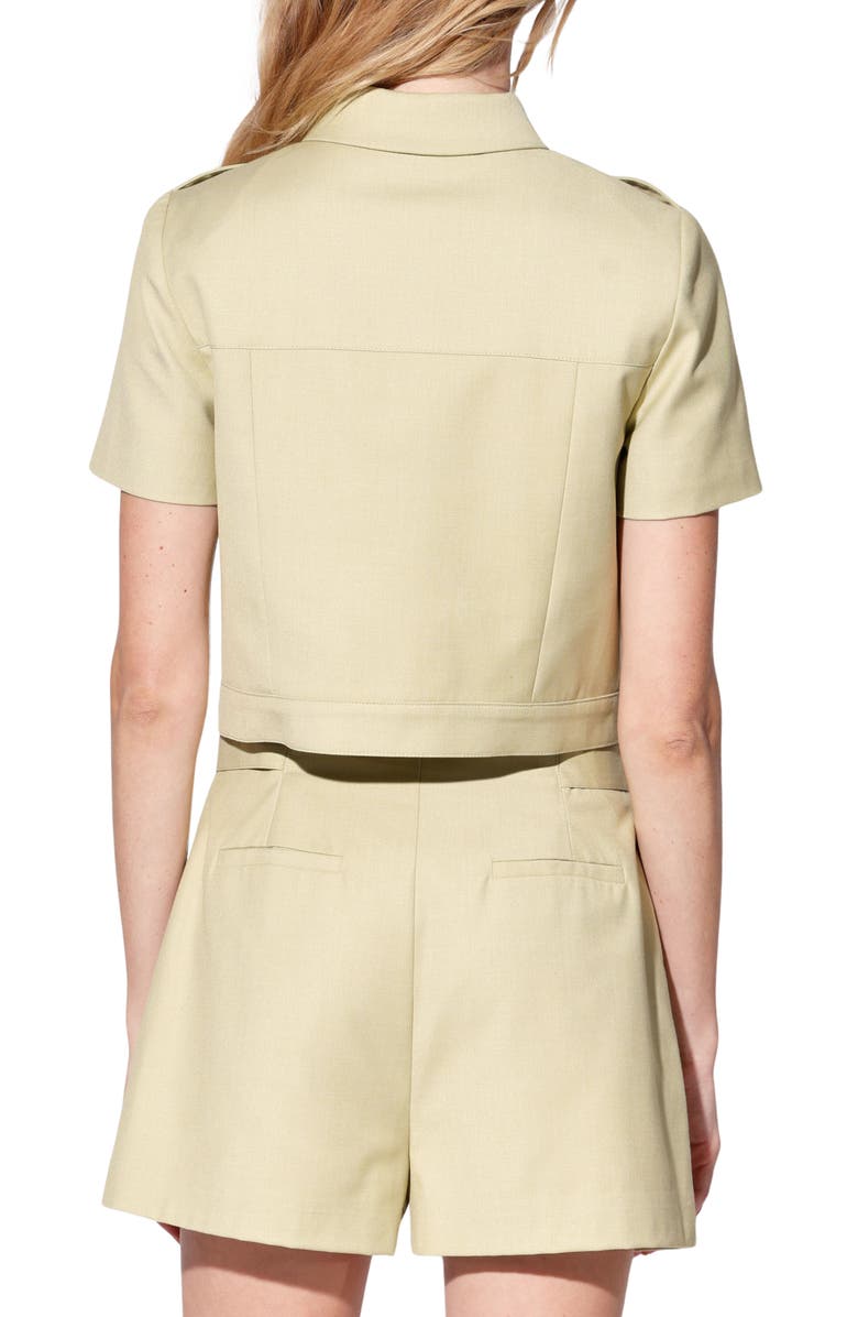 Walter Baker Meera Short Sleeve Jacket, Alternate, color, Parsley