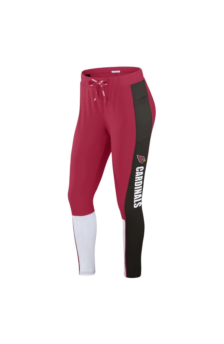 WEAR by Erin Andrews Women's WEAR by Erin Andrews Cardinal/Black Arizona Cardinals Color-Block Leggings, Alternate, color, Cardinal