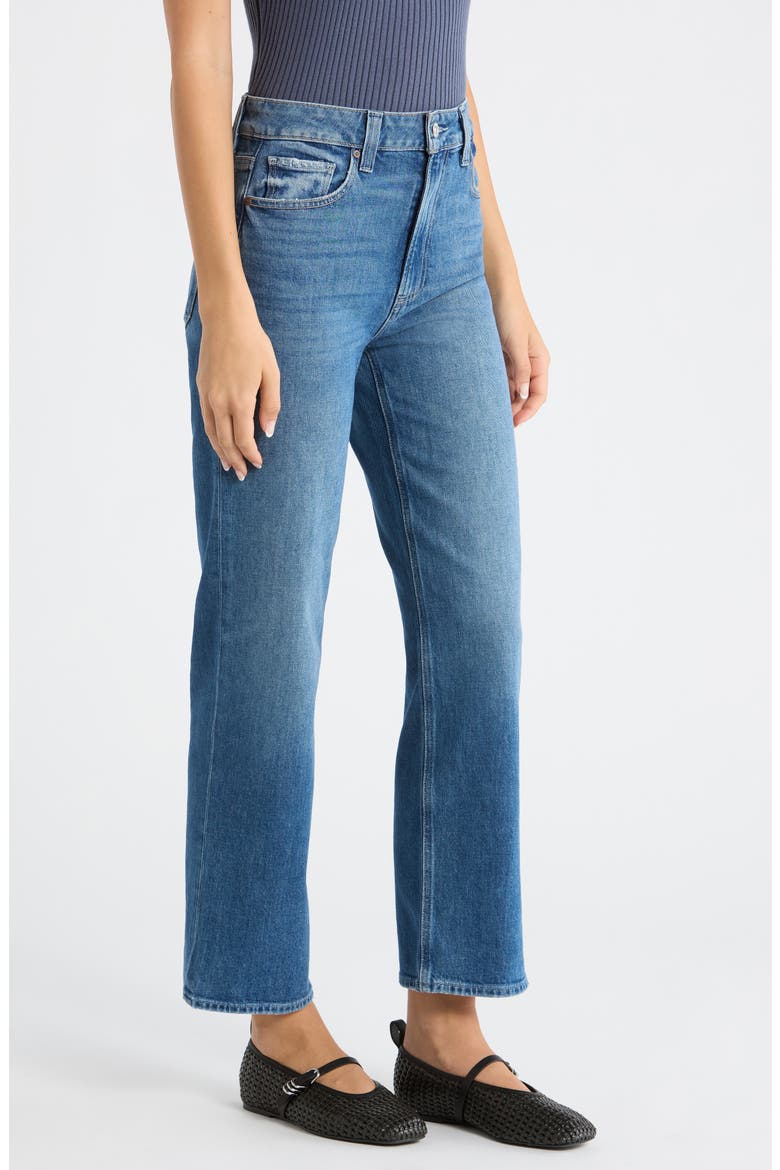 Stevie High Waist Ankle Straight Leg Jeans, Alternate, color, STONEVIEW