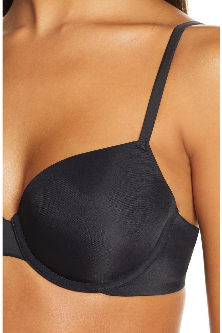 True & Co. True Body Convertible Underwire T-Shirt Bra, Alternate, color, BLACK