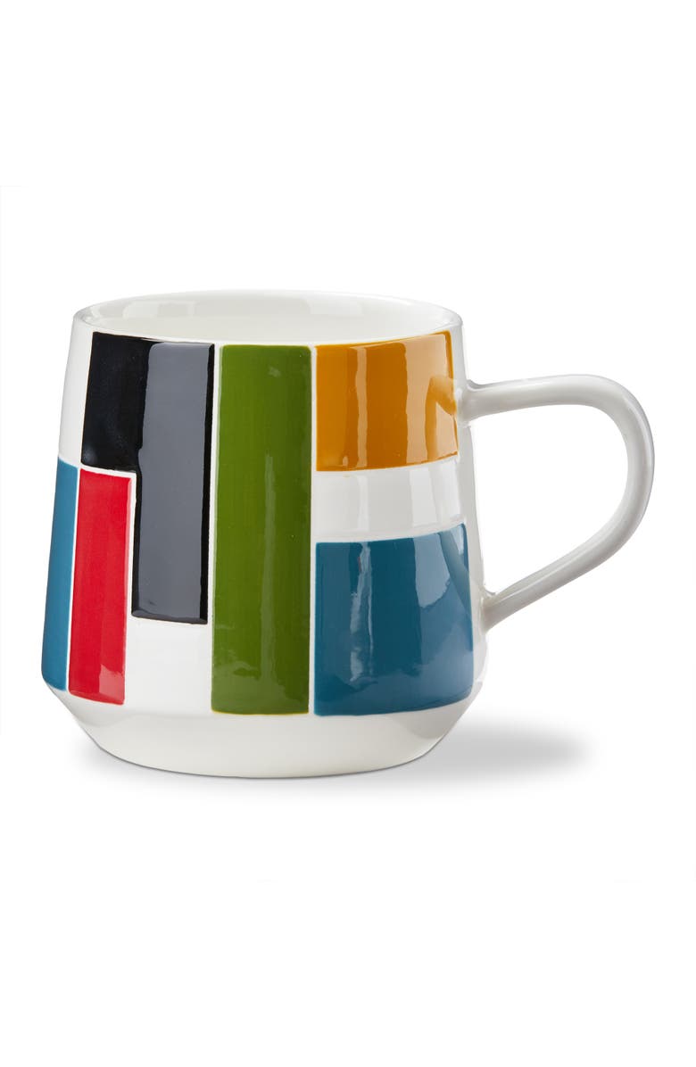 tag Everyday Knoll Earthenware Mug Multi 18 oz 4x4x4 in, Main, color, Multicolored