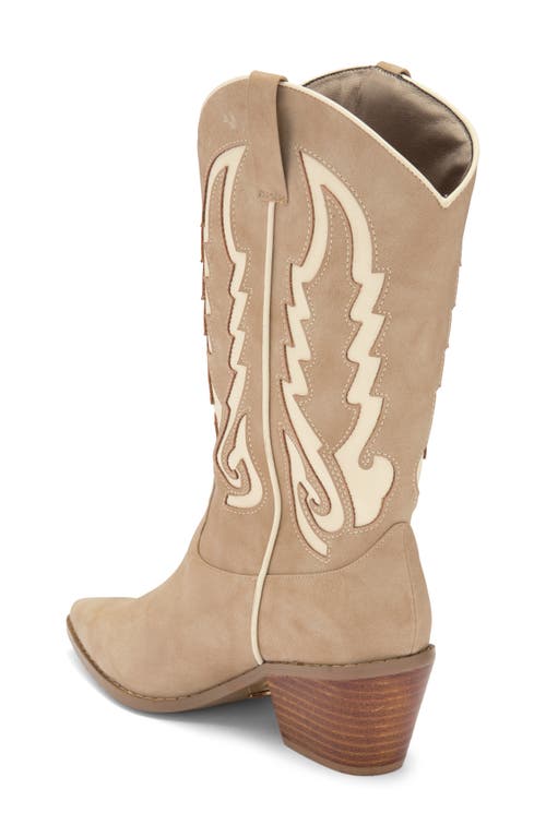 Billini Norva Western Pointed Toe Boot In Brown