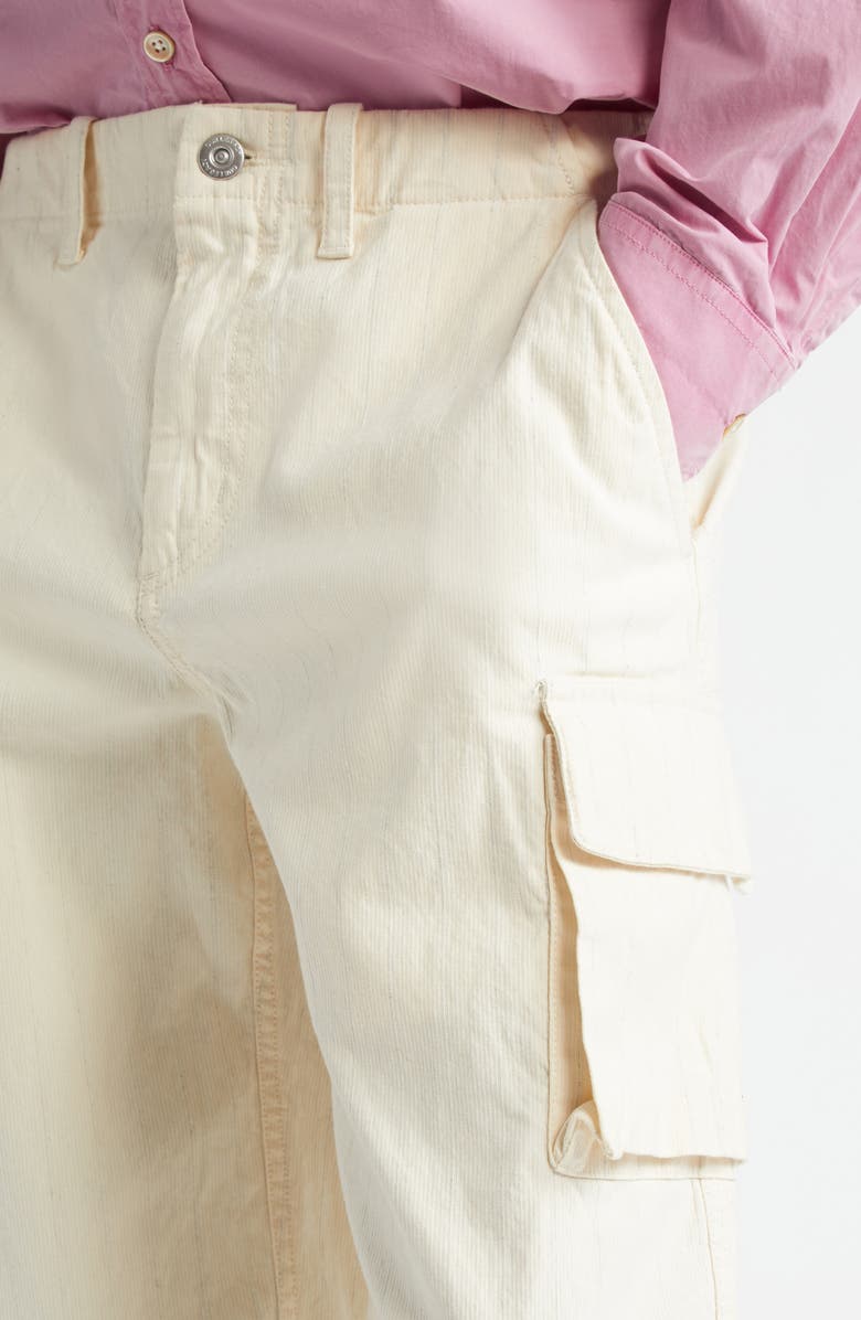 OUR LEGACY Mount Pinstripe Cotton Cargo Pants, Alternate, color,