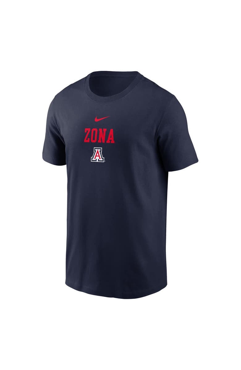 Nike Men's Nike Navy Arizona Wildcats 2-Hit Stacked T-Shirt, Alternate, color, Navy