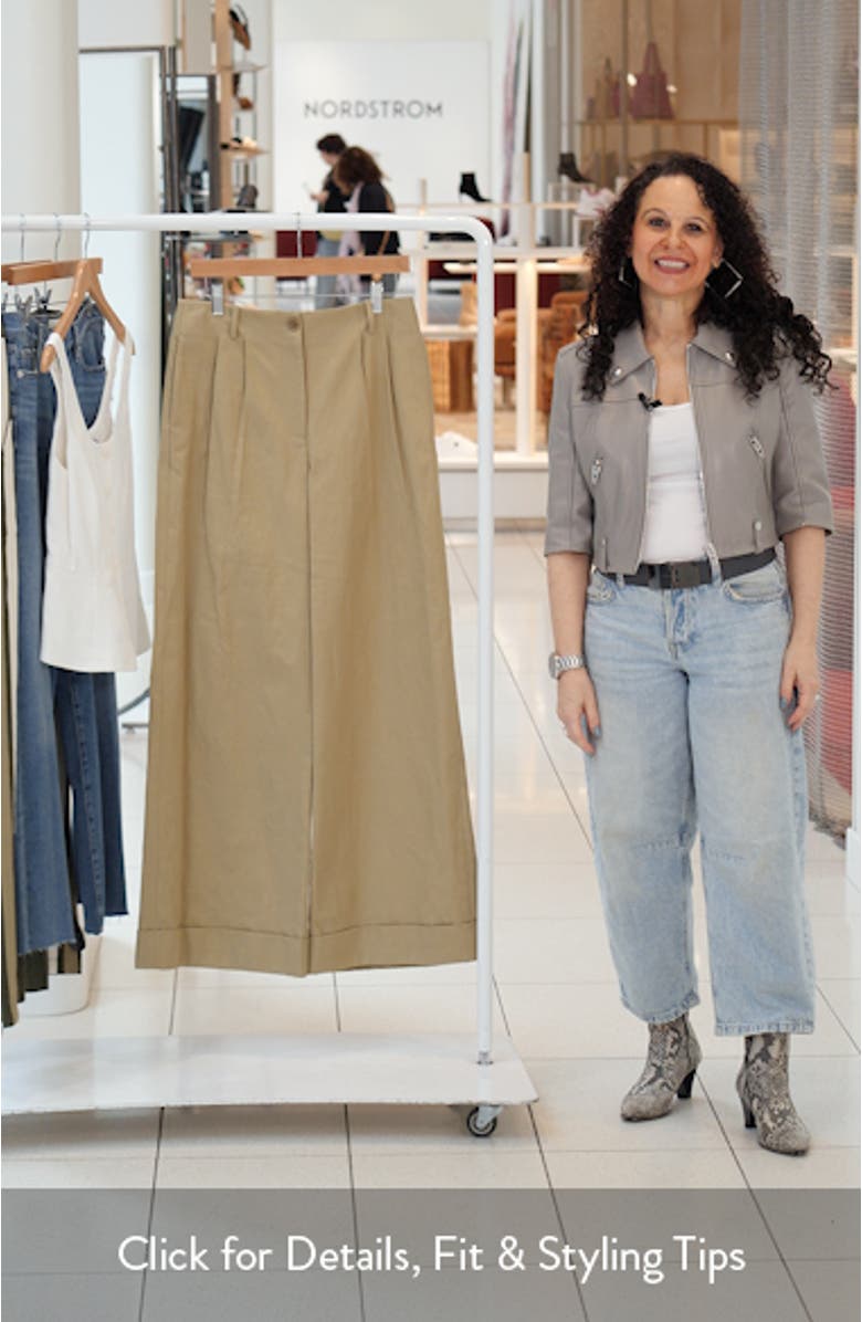 Delilah Cotton & Linen Blend Pants, sales video thumbnail