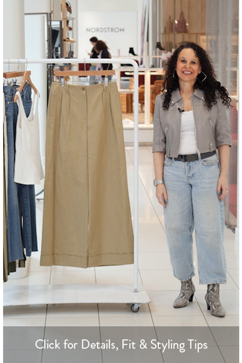 Delilah Cotton & Linen Blend Pants video