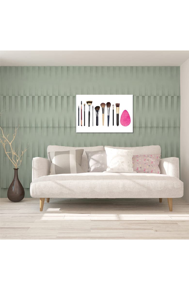 iCanvas Brushed by Amber Day Canvas Artwork, 12"x18", Alternate, color, 