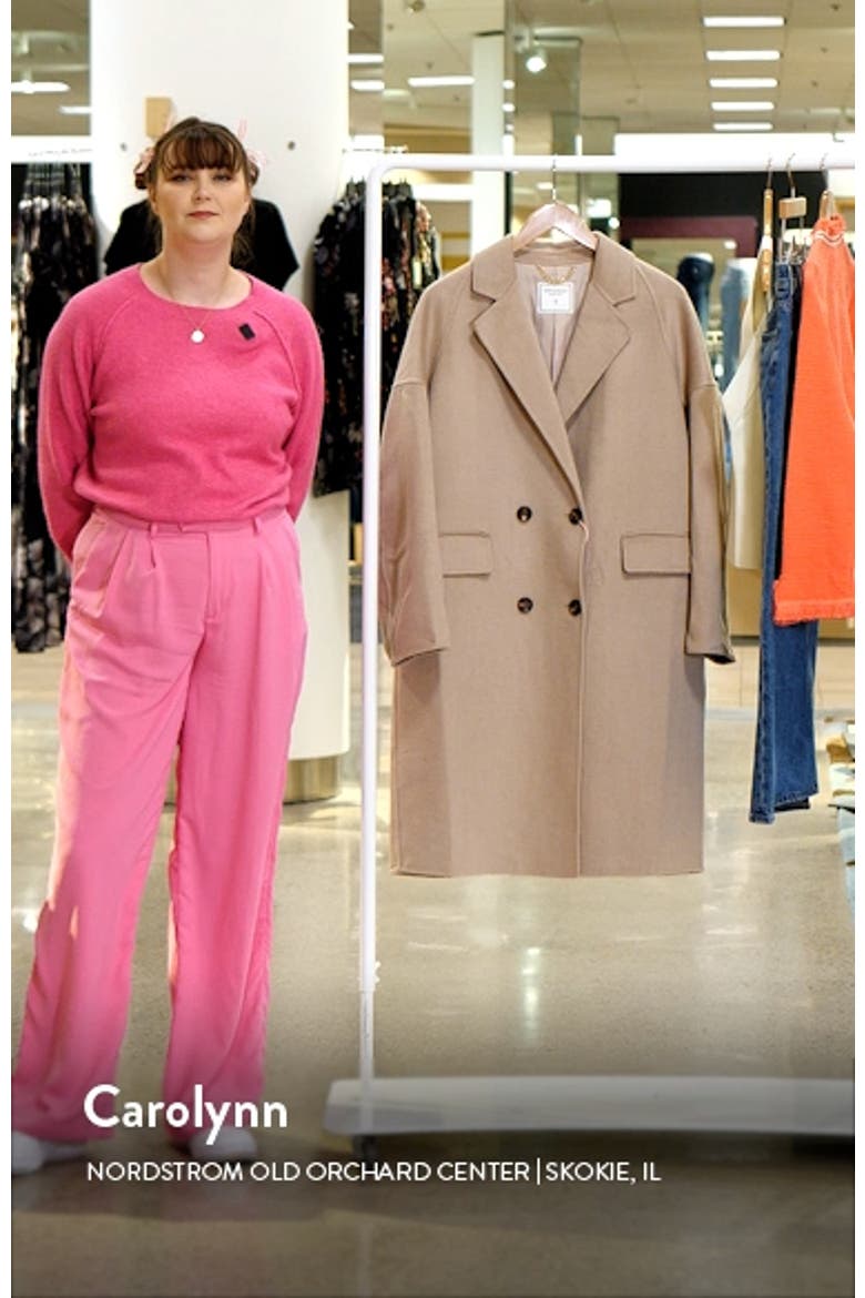 Amnesia Oversized Wool Blend Coat video