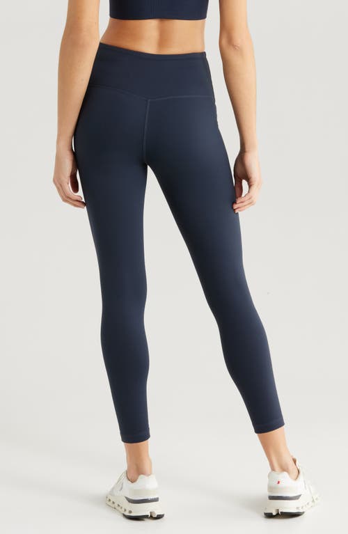 Zella Live In High Waist 7/8 Leggings In Blue