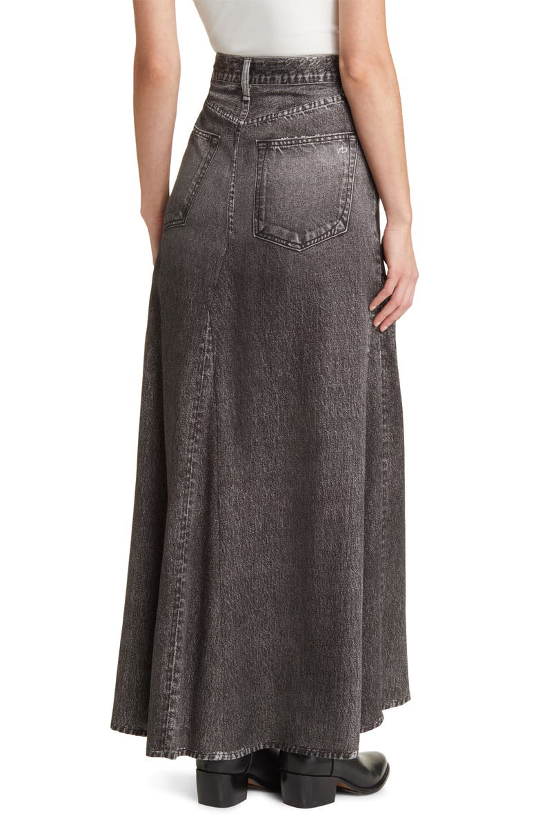rag & bone rb Miramar Liquid Maxi Skirt, Alternate, color,