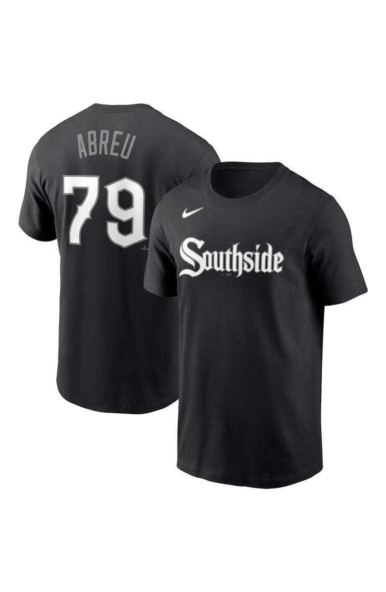 Nike Men's Nike Jose Abreu Black Chicago White Sox City Connect Name & Number T-Shirt, Main, color, 