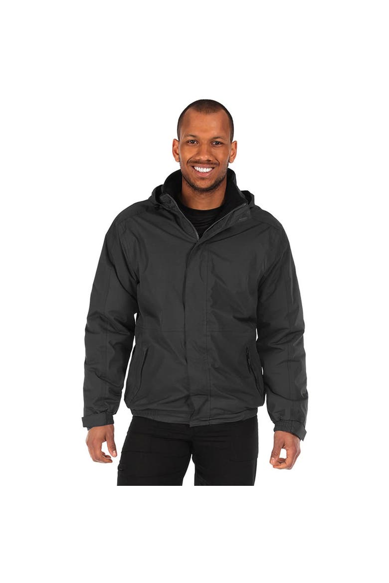 Dover Waterproof Windproof Jacket, Alternate, color, Black and Ash