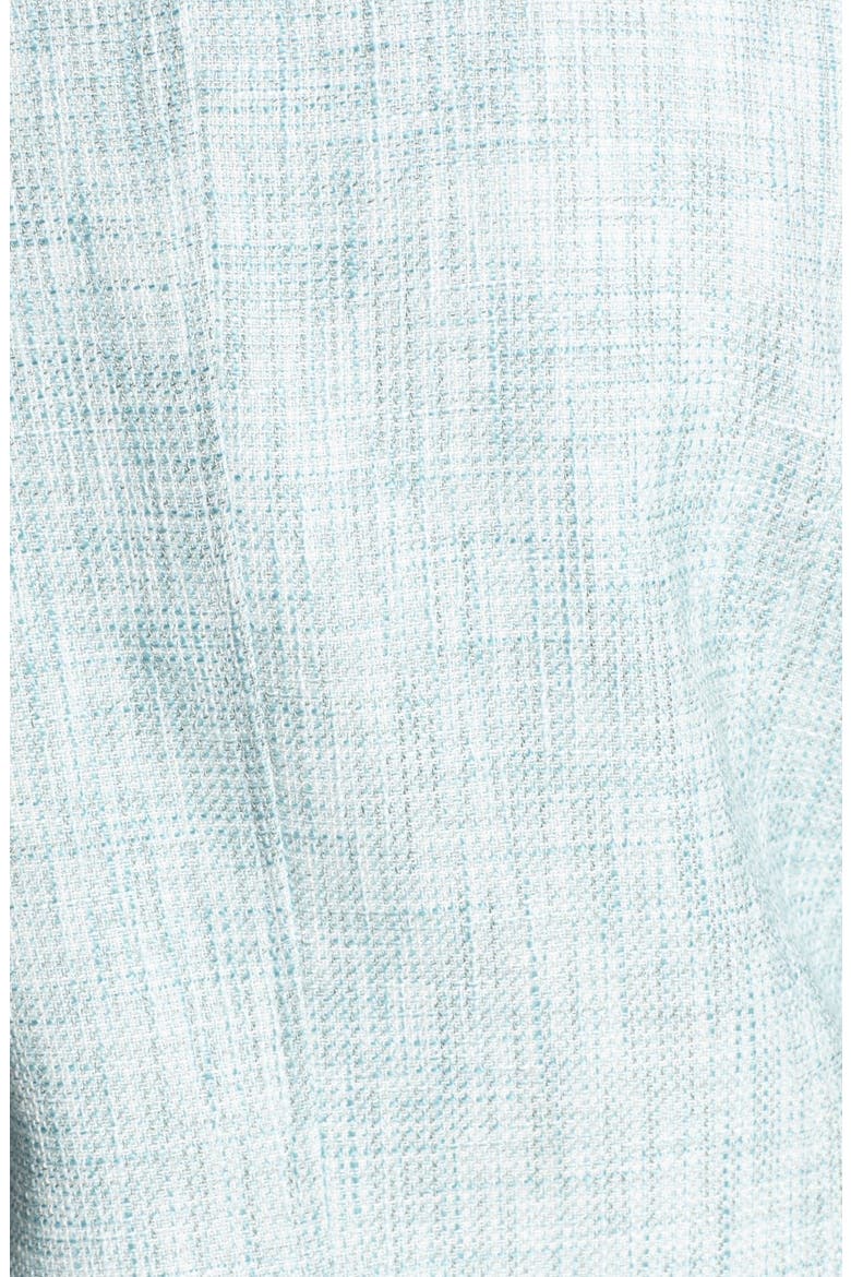Frayed Tweed Jacket, Alternate, color, TEAL/IVORY