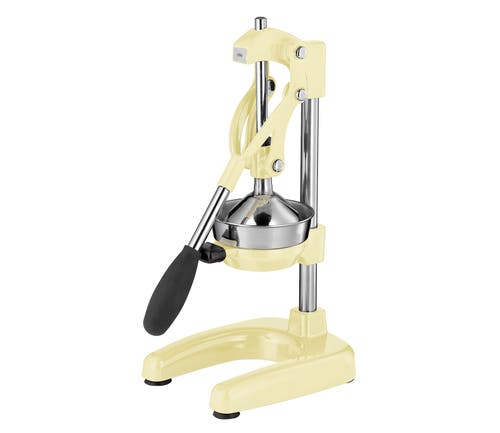 Cilio Amalfi Commercial Grade Manual Citrus Juicer, Extractor, And Juice Press In Cream