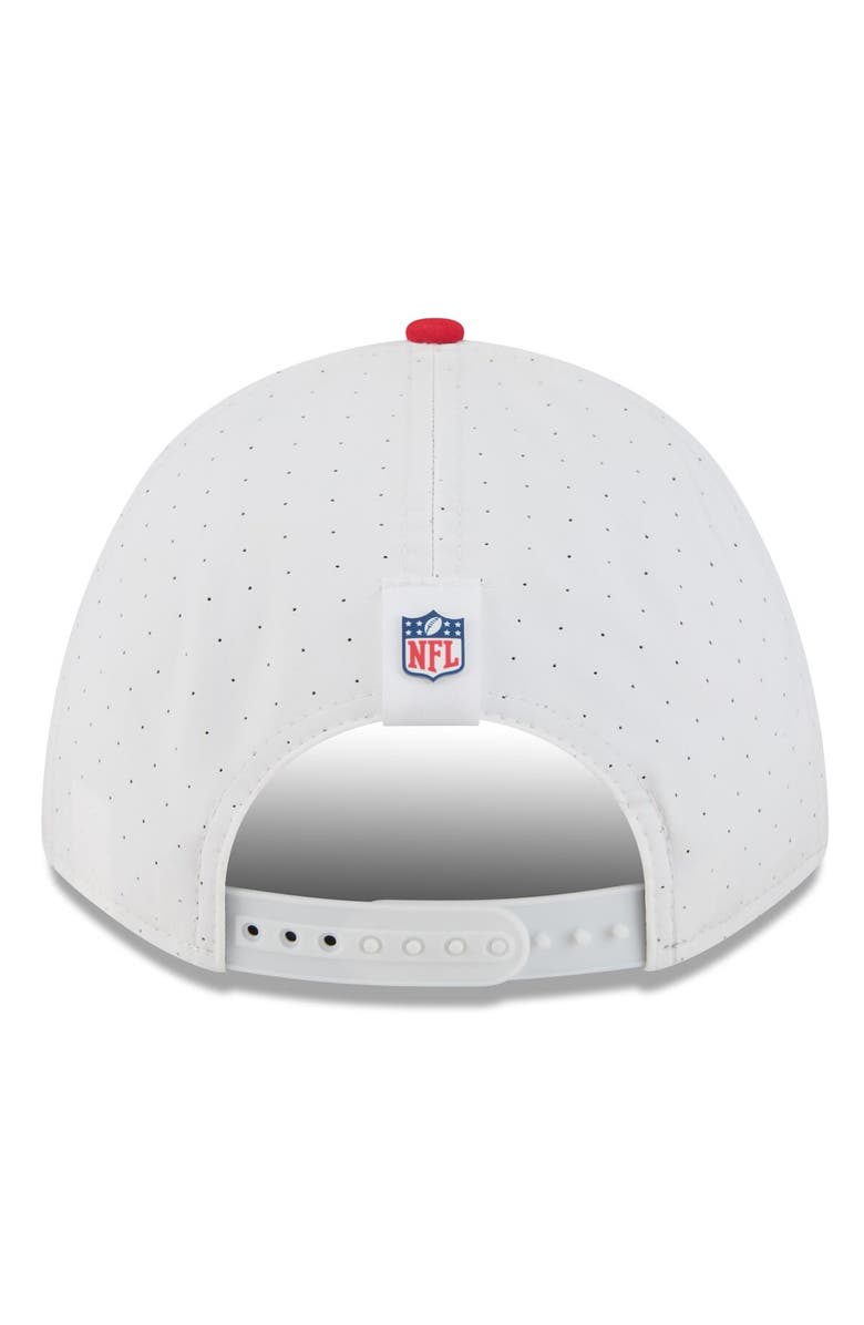 New Era Men's New Era White/Red Kansas City Chiefs 2025 NFL Training Camp A-Frame 9FORTY Adjustable Hat, Alternate, color, White