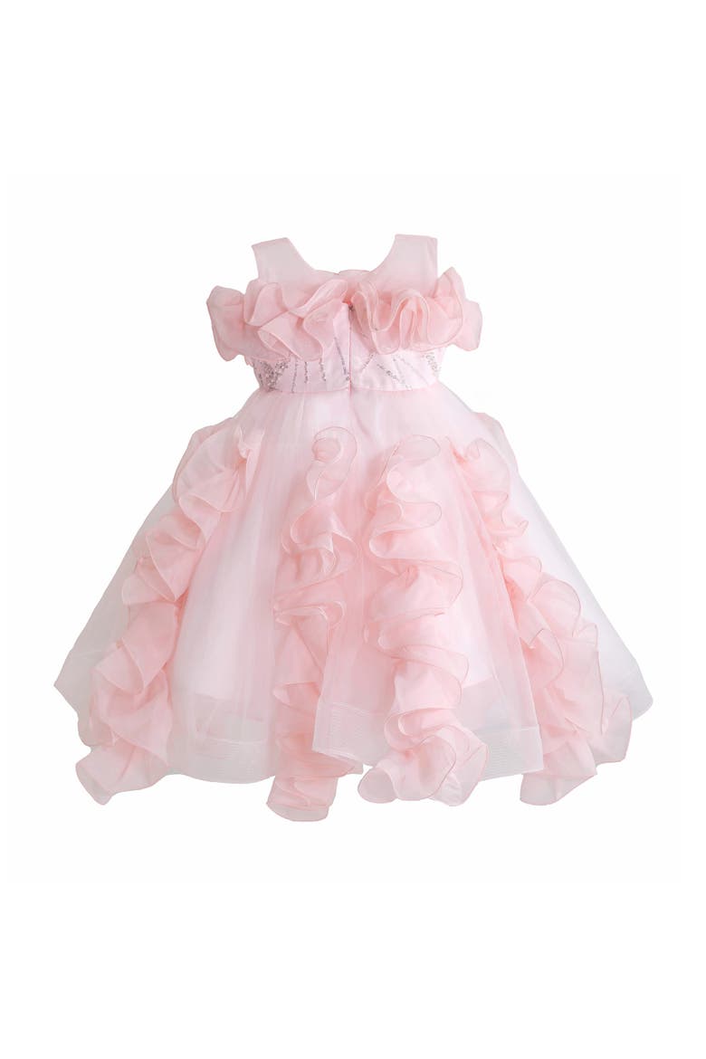 Avalora Ruffled Formal Dress, Alternate, color, Pink