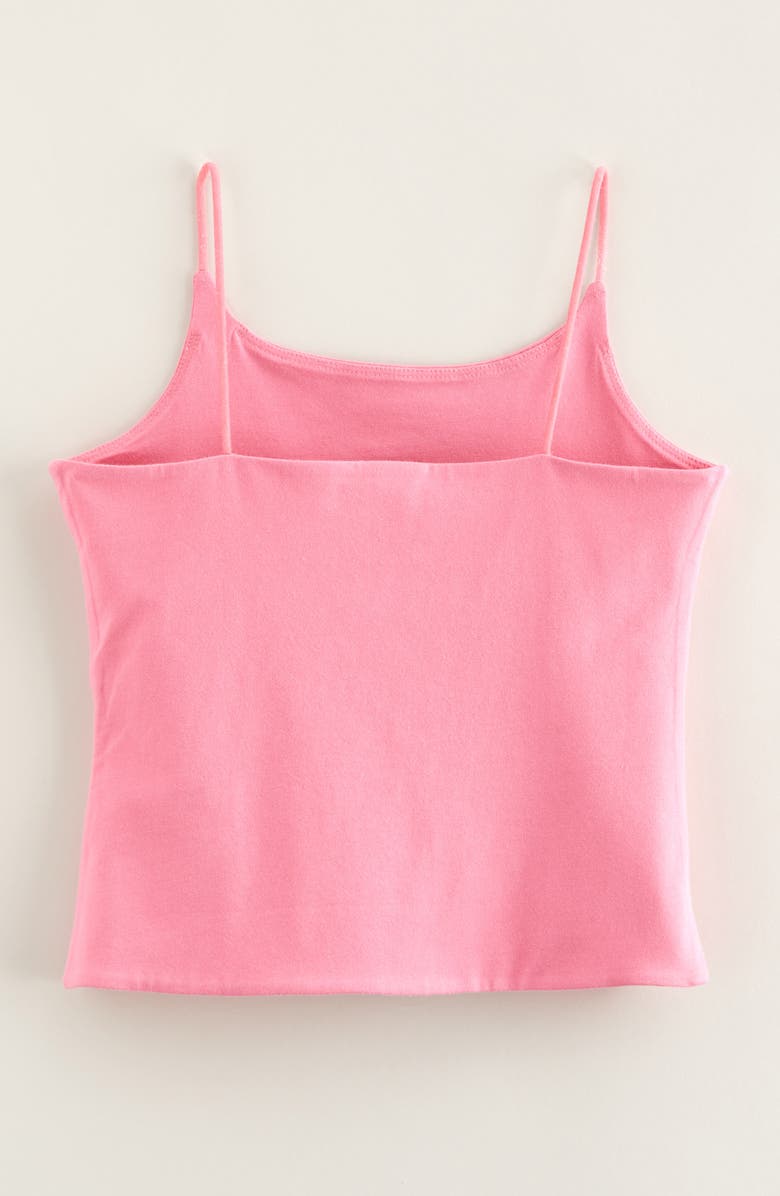 Nordstrom Kids' Core Cotton Camisole, Alternate, color, Pink Boss