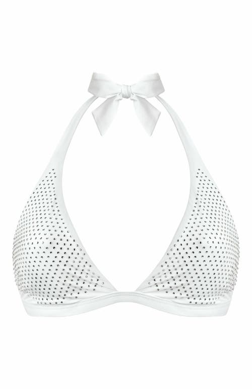 Vilebrequin Strass Halter Bikini Top Strass