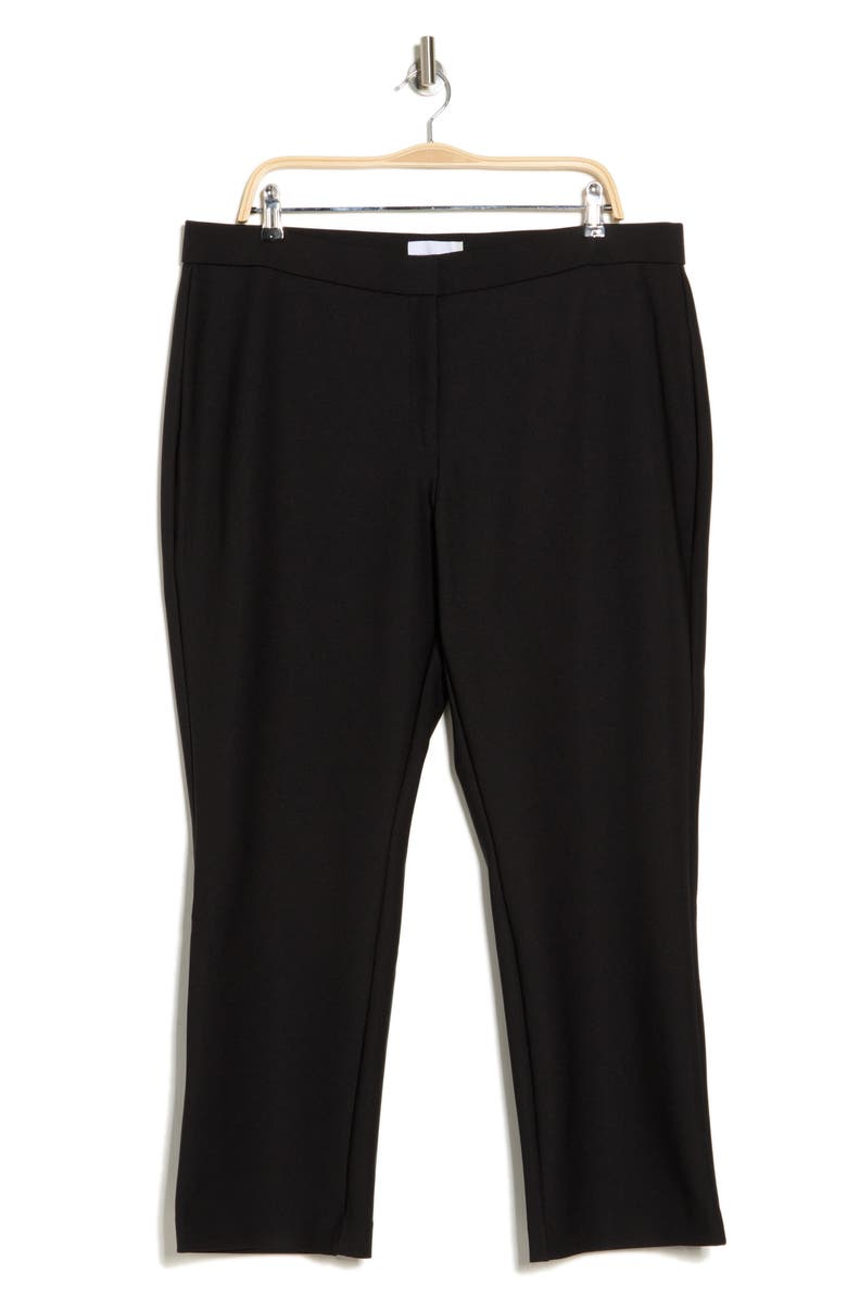 NORDSTROM RACK Essential Stretch Crepe Pants, Alternate, color, Black