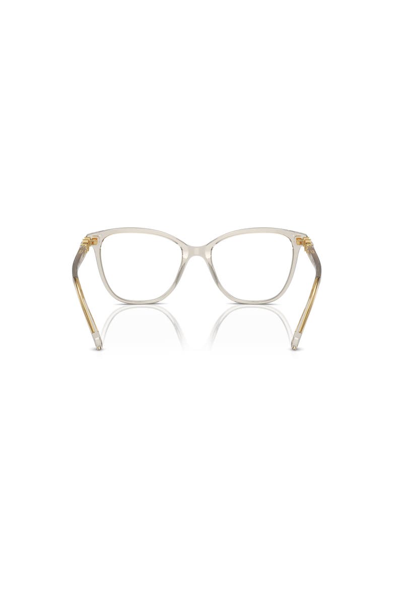 52mm Square optical glasses, Alternate, color, Beige