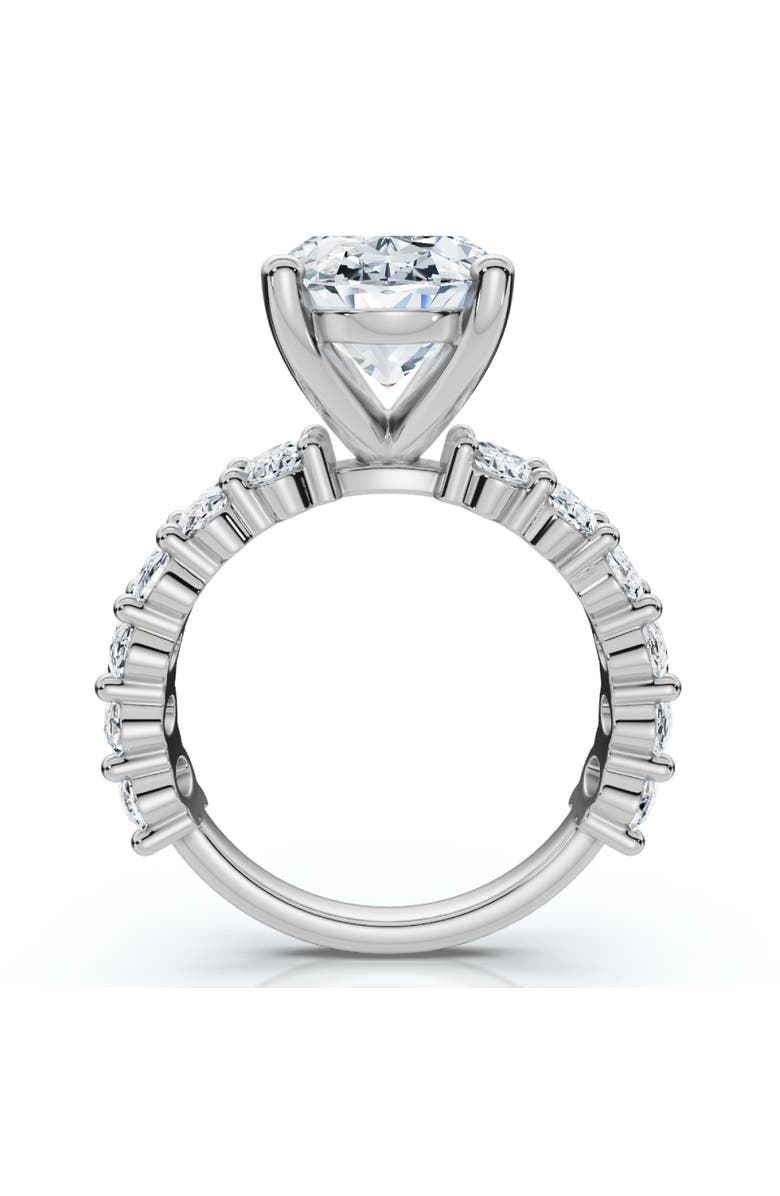 Bliss Diamond Certified 6Ct Oval Diamond Engagement Ring 14k Gold Lab Grown, Alternate, color, 