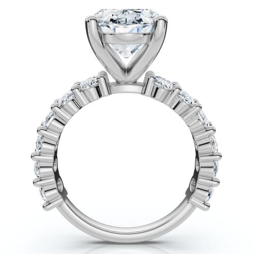 Bliss Diamond Certified 6ct Oval Diamond Engagement Ring 14k Gold Lab Grown