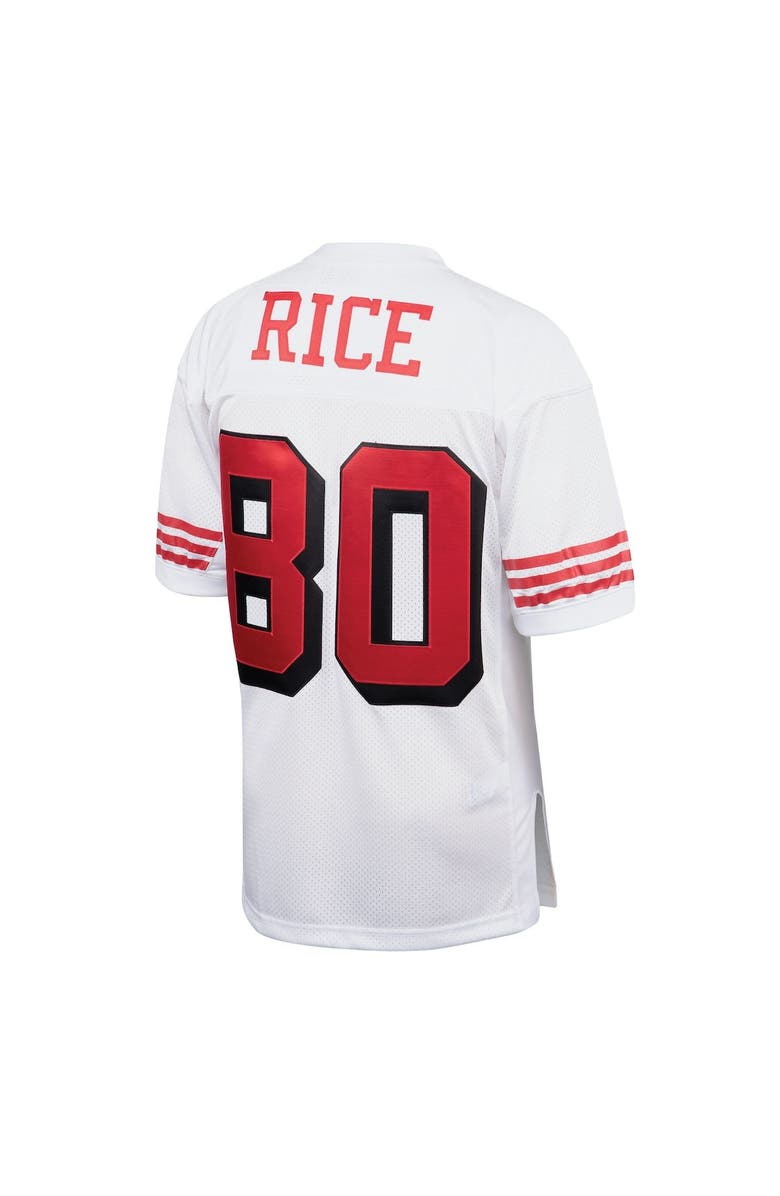 Mitchell & Ness Men's Mitchell & Ness Jerry Rice White San Francisco 49ers 1994 Authentic Throwback Retired Player Jersey, Alternate, color, 