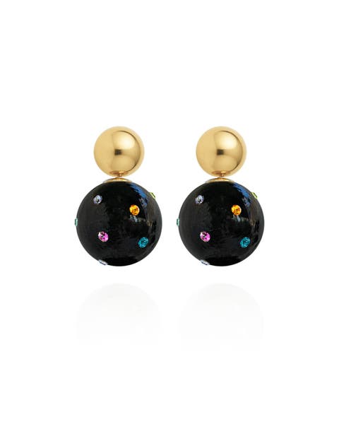 Lilou Jet Earrings