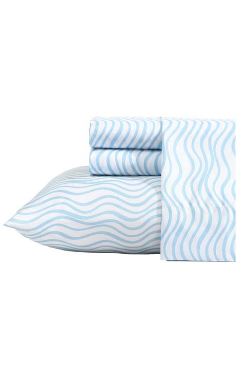 Waves Microfiber Sheet Set