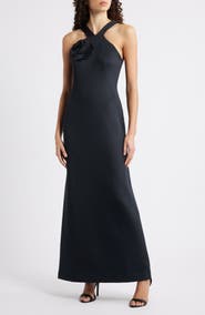Lilly Pulitzer® Gianna Rosette Halter Maxi Dress