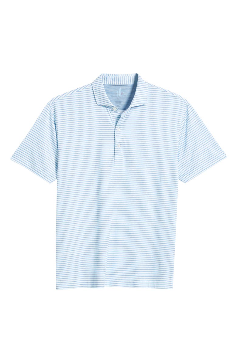 johnnie-O Warwick Stripe PREP-FORMANCE Polo, Alternate, color, Tide