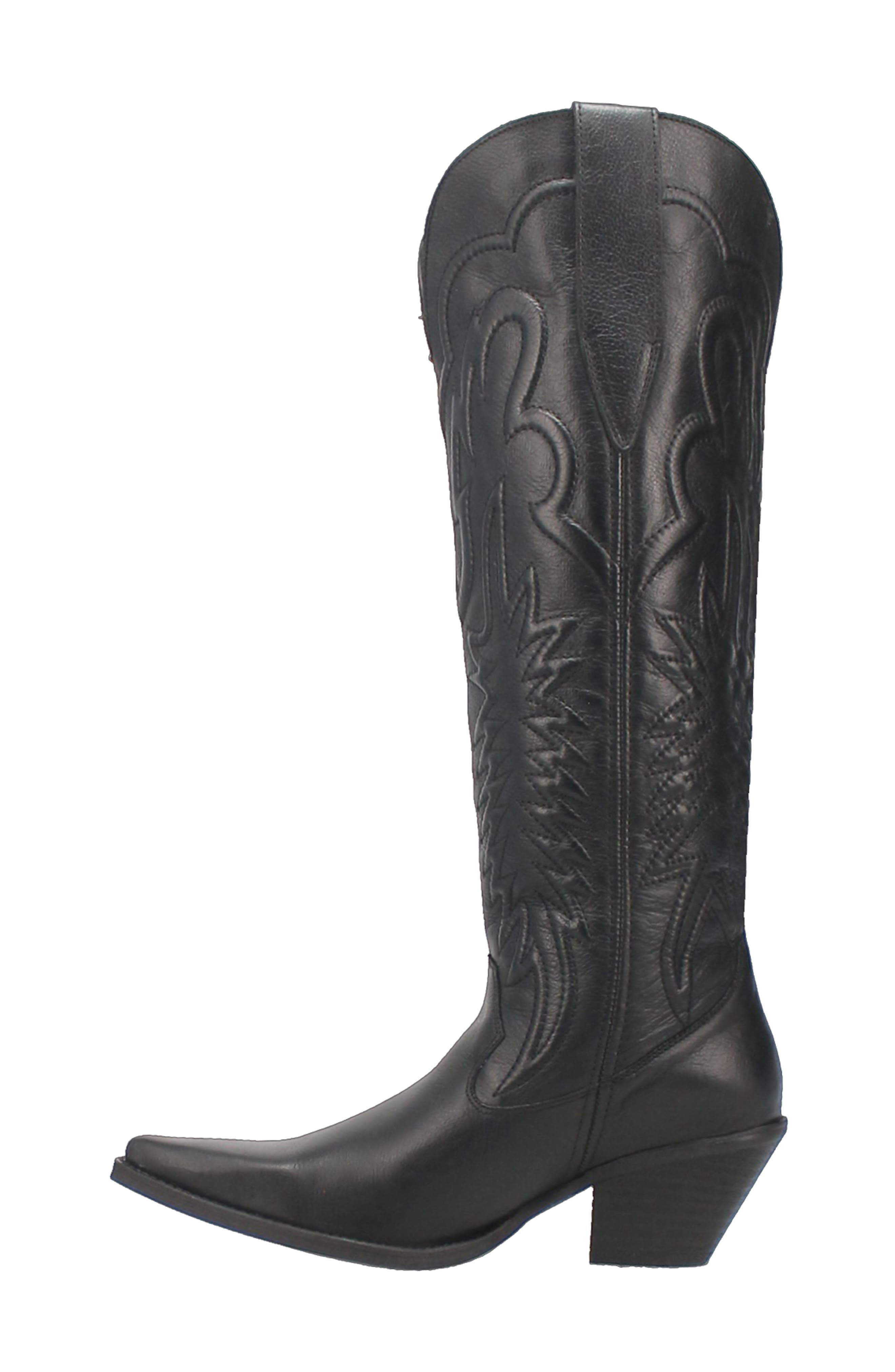 Dingo Raisin Kane Knee High Western Boot, Alternate, color, 