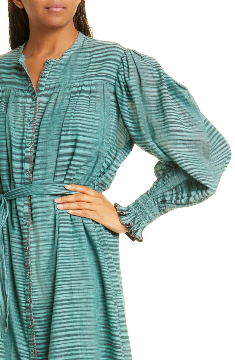 Ulla Johnson Fiora Ruffle Midi Dress, Alternate, color,