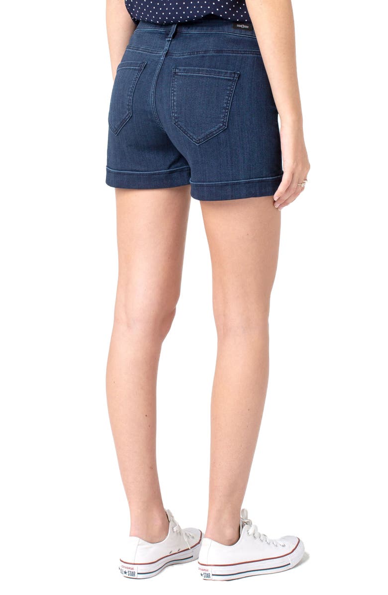 Liverpool Denim Trouser Shorts, Alternate, color,