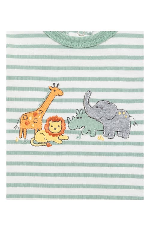Little Me Jungle T-shirt, Joggers & Socks Set In Green