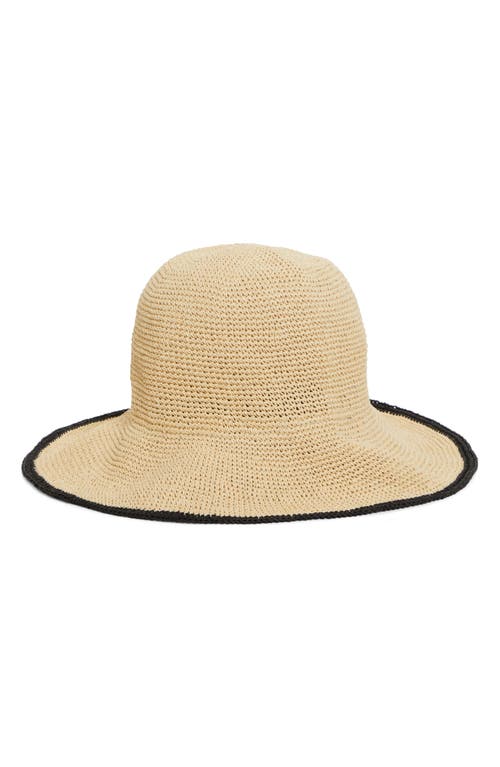 Totême Toteme Floppy Straw Hat In Multi