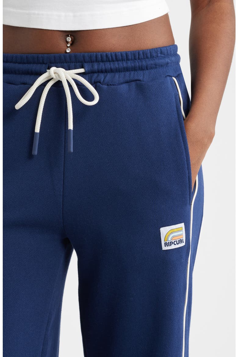 Surf Spliced Flare Leg Sweatpants, Alternate, color, DARK NAVY