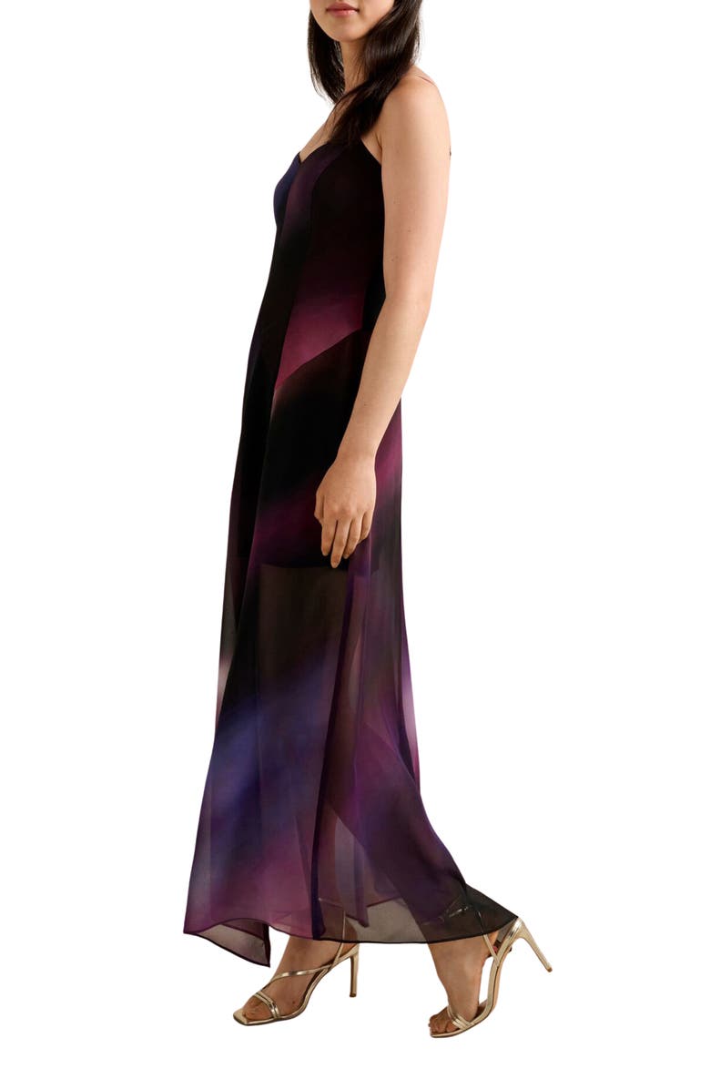 Ever New Honey Sheer Maxi Cocktail Dress, Alternate, color, Lyla Ombre