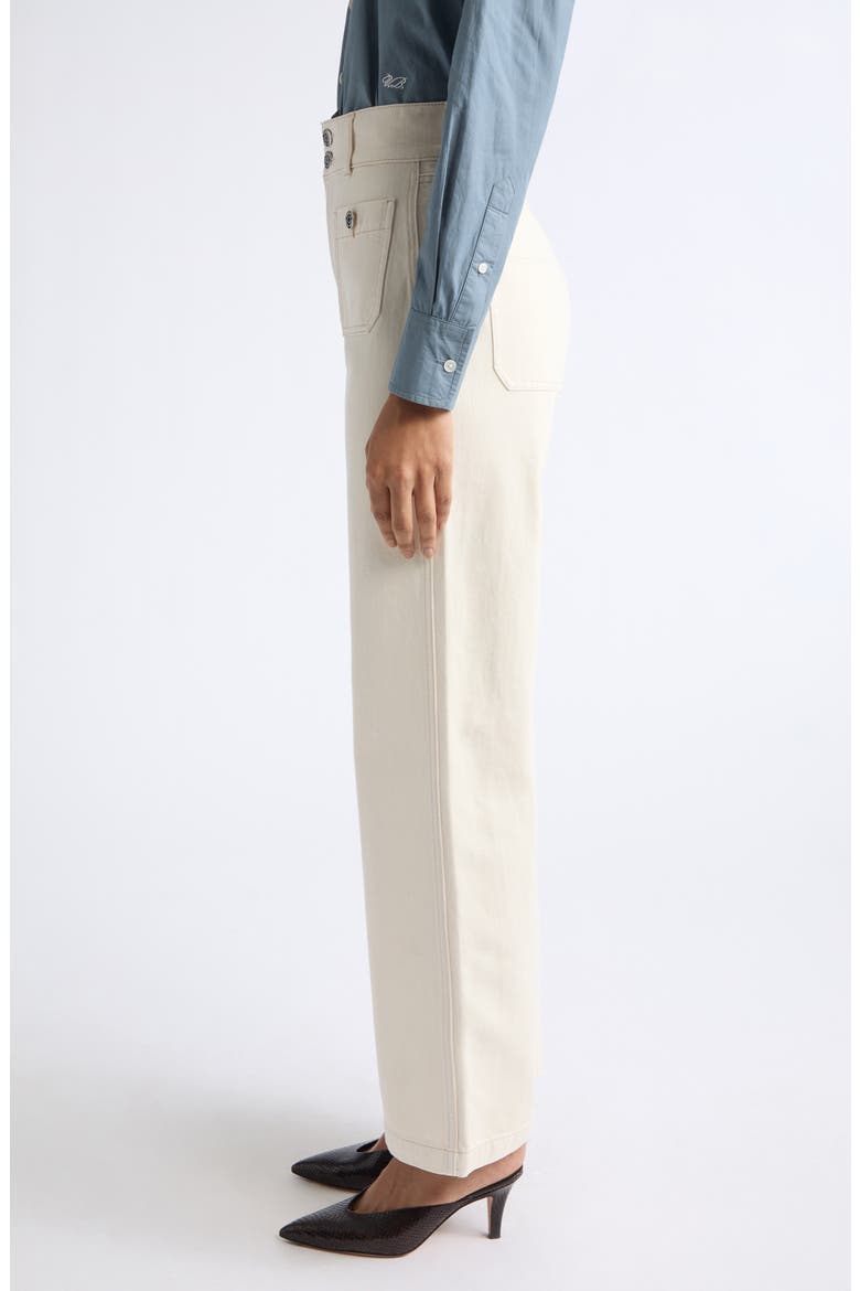 Taylor Wide Leg Jeans, Alternate, color, ECRU