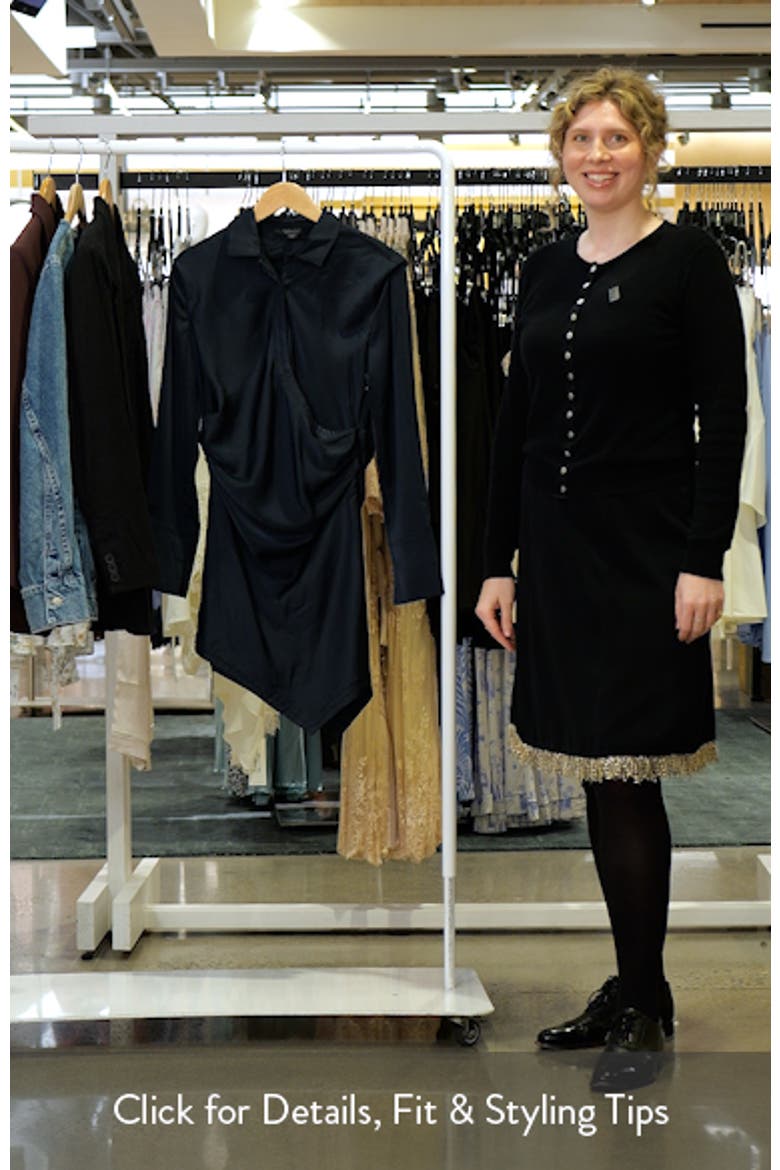 Tira Long Sleeve Mini Shirtdress video